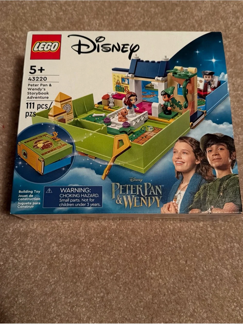 NIB LEGO Disney Peter Pan & Wendy's Storybook Adventure (43220) set